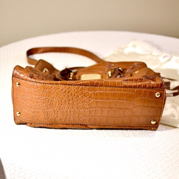 Michael Kors Authentic Hamilton Crocodile Satchel - Picture 9 of 9